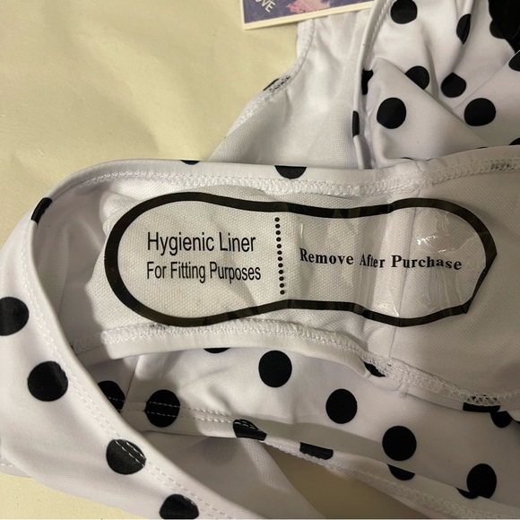 YMI Sexy Polka-Dot One-Piece Swimsuit - Picture 8 of 9